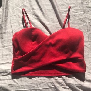 Red Tobi Crop Top